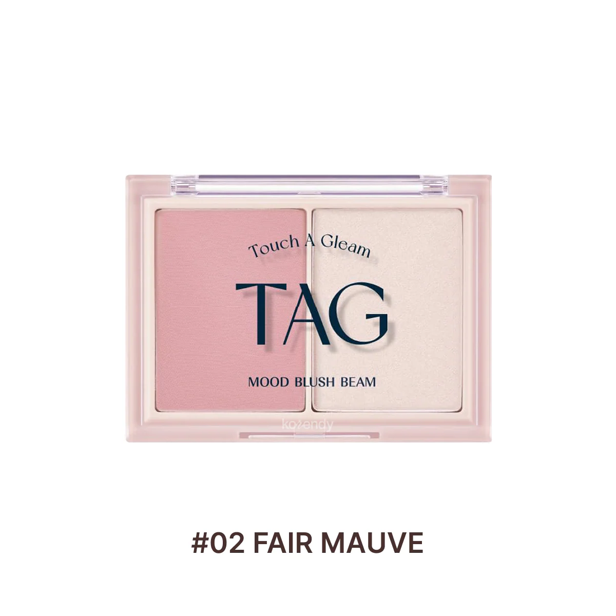 TAG - Mood Blush Beam (Doğal Işıltılı Allık ve Aydınlatıcı Paleti) 9g - Image 2
