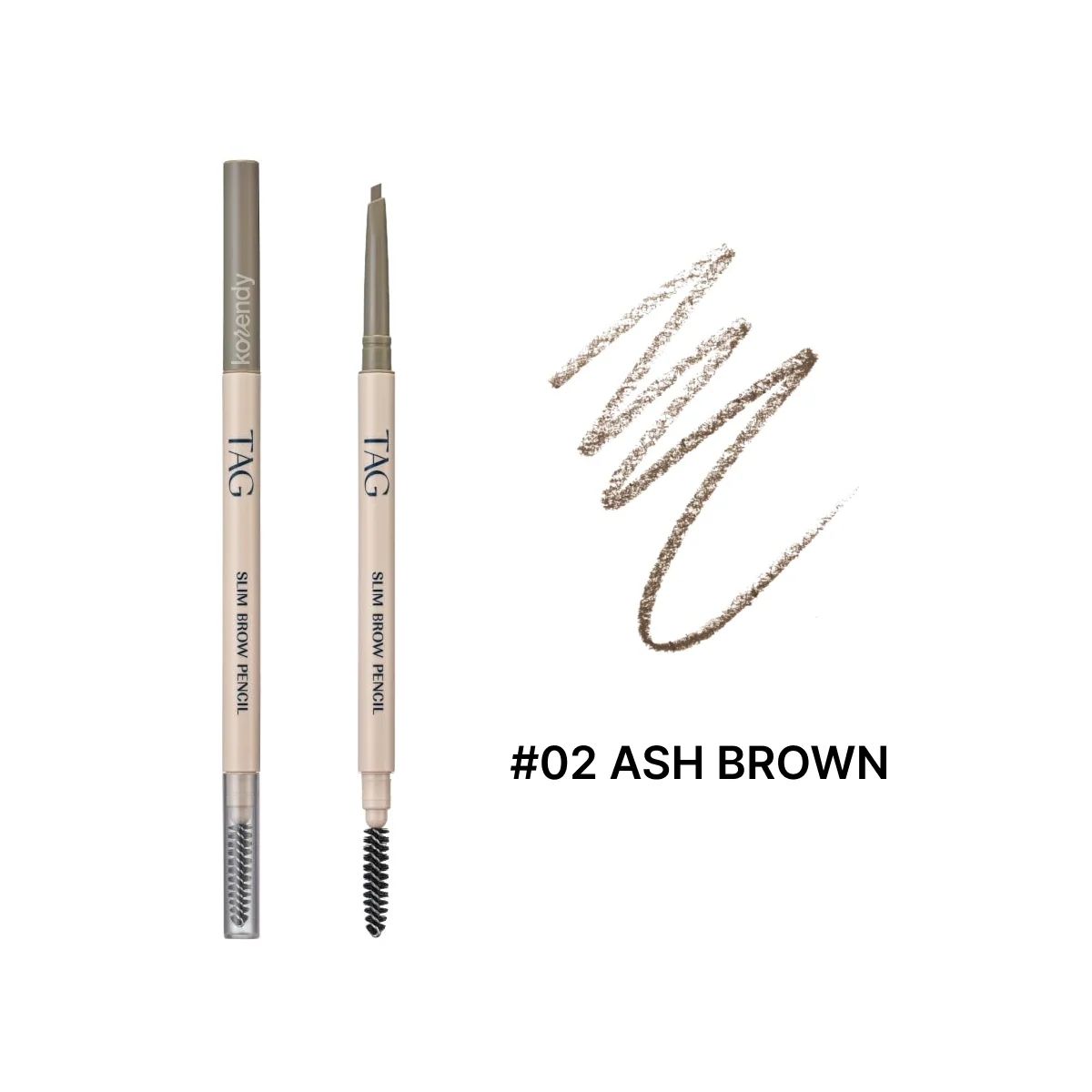 TAG - Slim Brow Pencil (2mm Ultra İnce Uçlu ve Üçgen Formlu Kaş Kalemi) 0.06g - Image 3