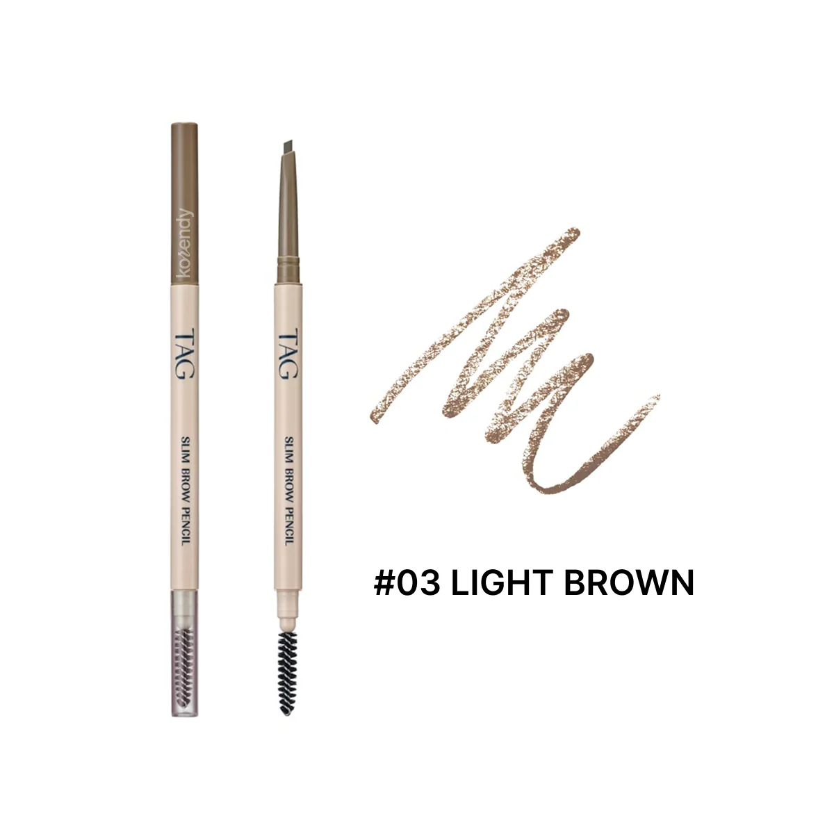 TAG - Slim Brow Pencil (2mm Ultra İnce Uçlu ve Üçgen Formlu Kaş Kalemi) 0.06g - Image 4