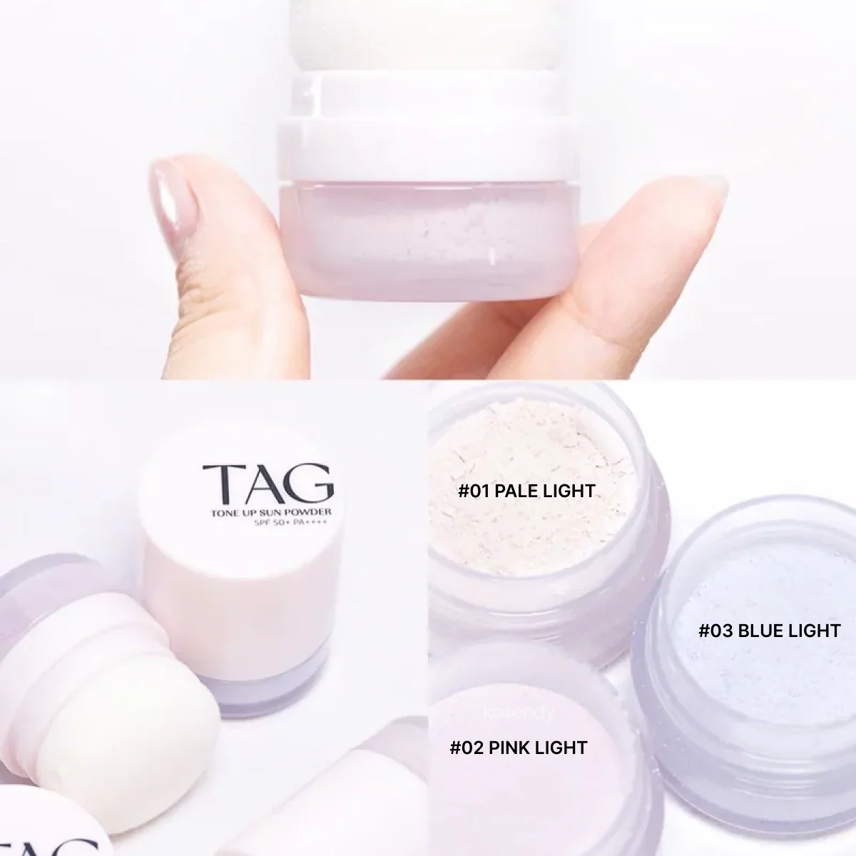 TAG - Tone Up Sun Powder (Aydınlık Bitişli Sebum Kontrolü Sağlayan 3’ü 1 Arada Güneş Pudrası) 5g - Image 4