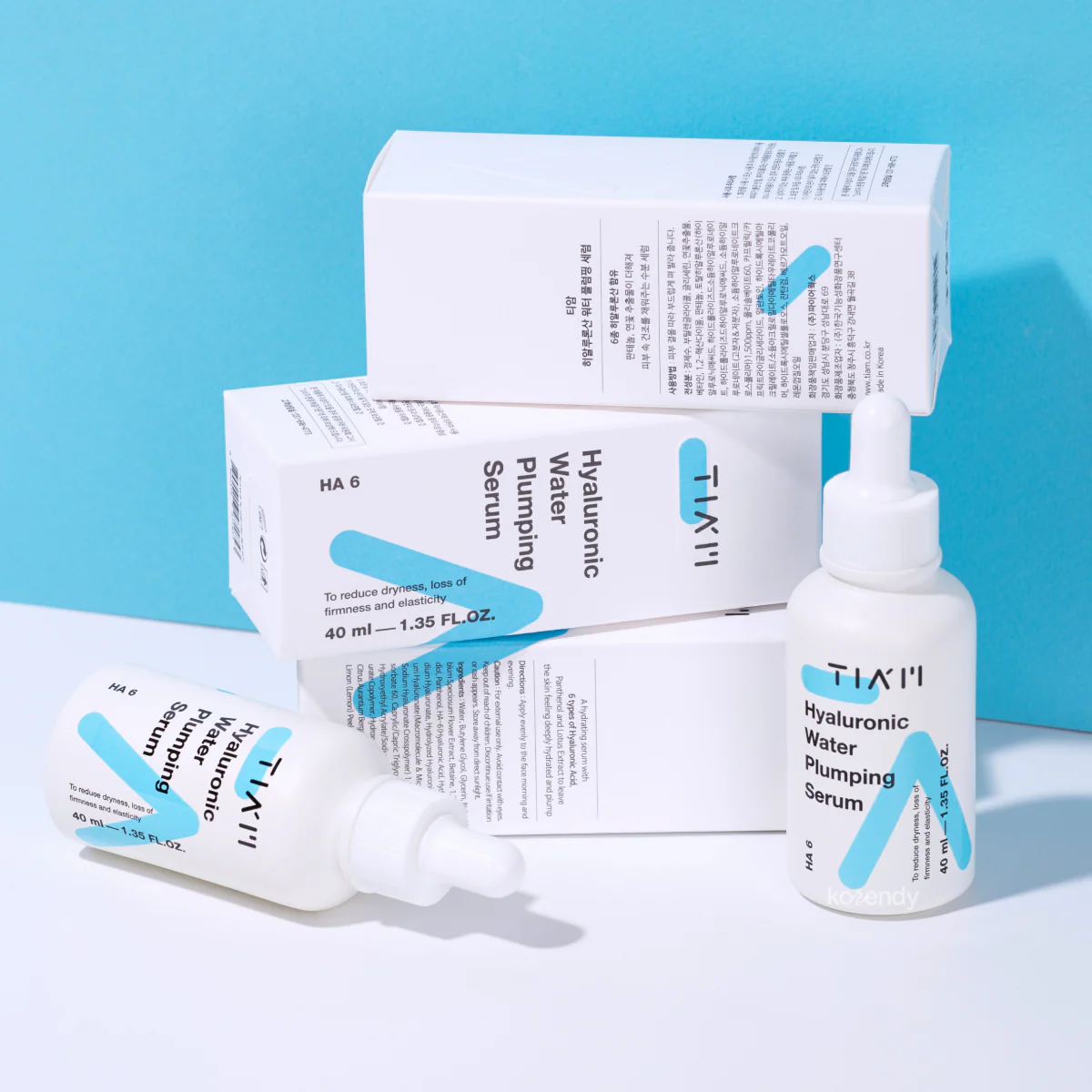 Tiam - Hyaluronic Water Plumping Serum (Yoğun Hidrasyon Verici ve Besleyici 6 Çeşit Hyaluronik Asitli Serum) 40ml - Image 3