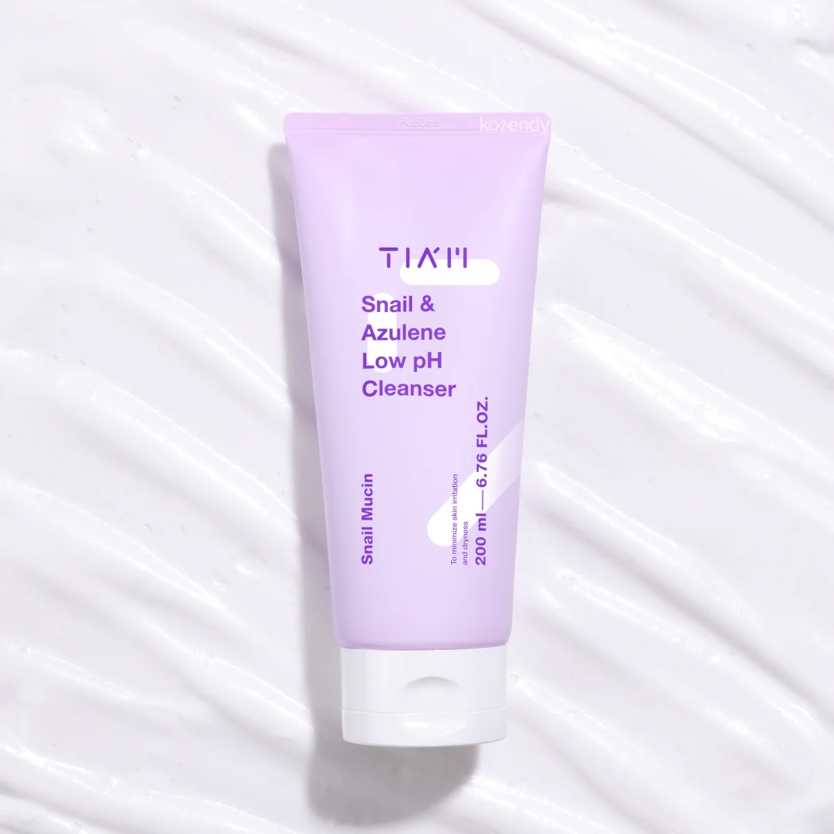 Tiam - Snail & Azulene Low pH Cleanser (Bariyer Koruyucu ve Arındırıcı Salyangoz Salgılı Temizleyici) 200ml - Image 2