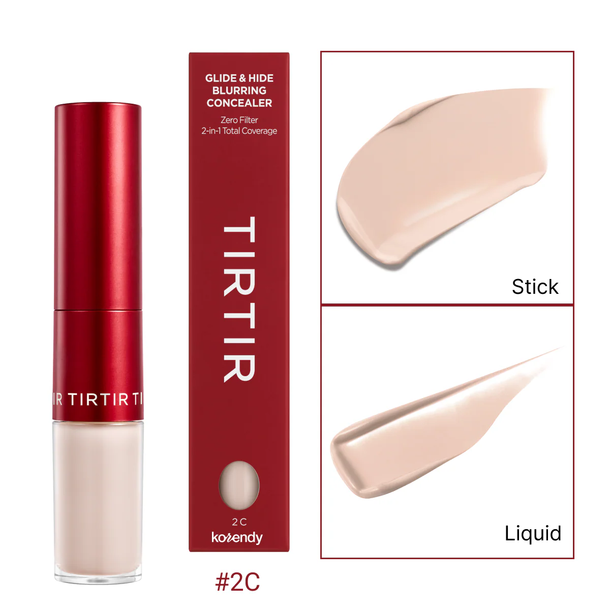 TIRTIR - Glide & Hide Blurring Concealer (Gözenek Blurlayıcı ve Koyu Leke Örtücü Doğal Bitişli Çift Taraflı Kapatıcı) 8g (%40 İndirimli) - Image 6