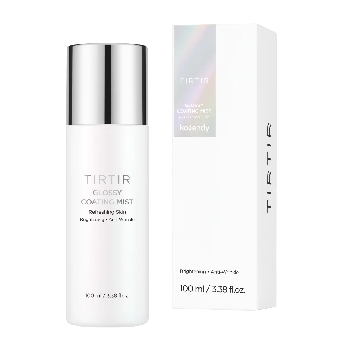 TIRTIR - Glossy Coating Mist (Parlaklık Verici Besleyici ve Nemlendirici 10 Çeşit Bitki Özlü Makyaj Sabitleyici Sprey) 100ml
