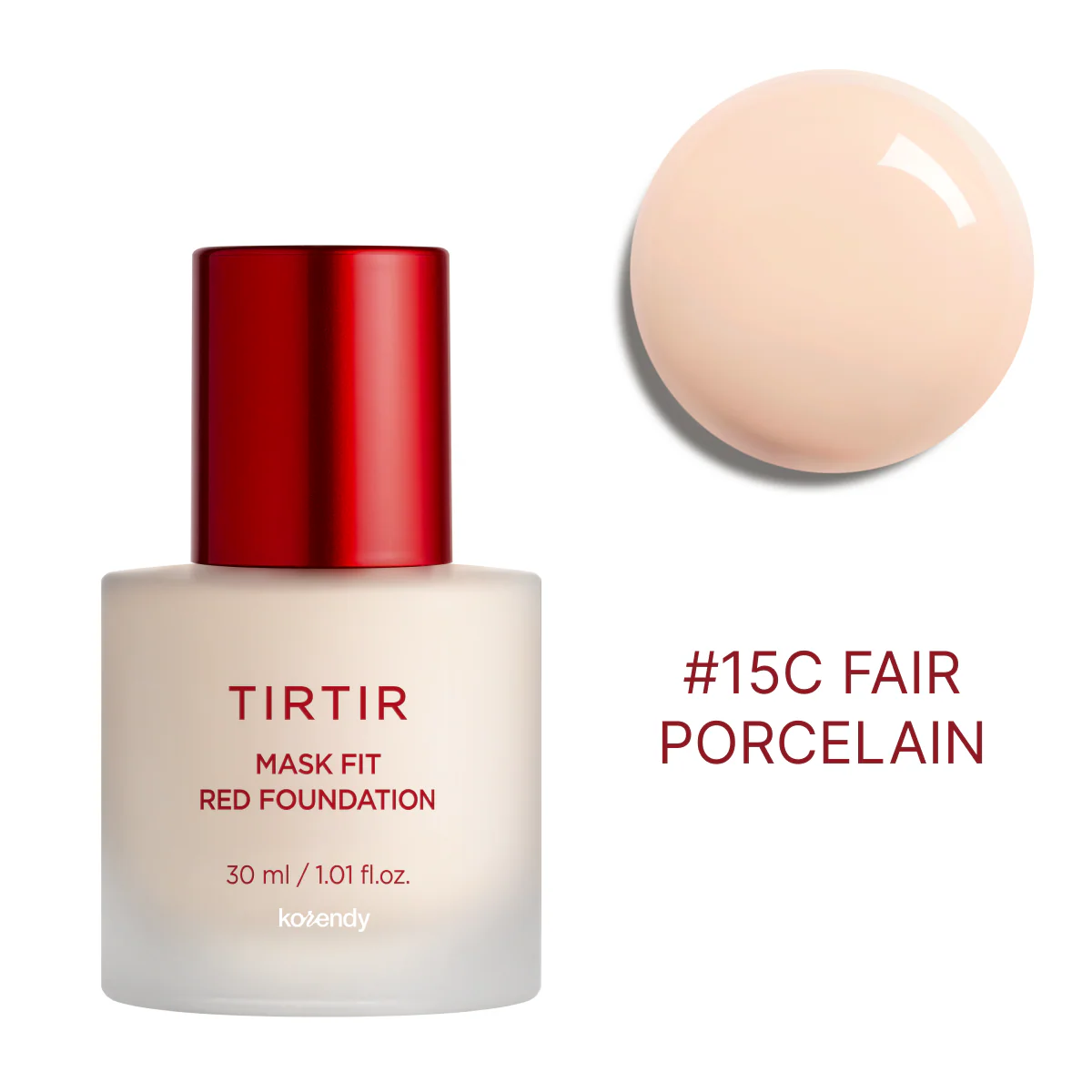 TIRTIR - Mask Fit Red Foundation (Gözenek ve Leke Örtücü Doğal Mat ve Saten Parlak Bitişli Fondöten) 30ml (%40 İndirimli) - Image 4