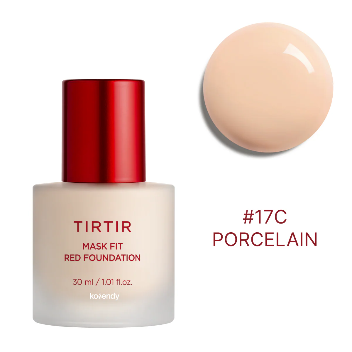 TIRTIR - Mask Fit Red Foundation (Gözenek ve Leke Örtücü Doğal Mat ve Saten Parlak Bitişli Fondöten) 30ml (%40 İndirimli) - Image 5