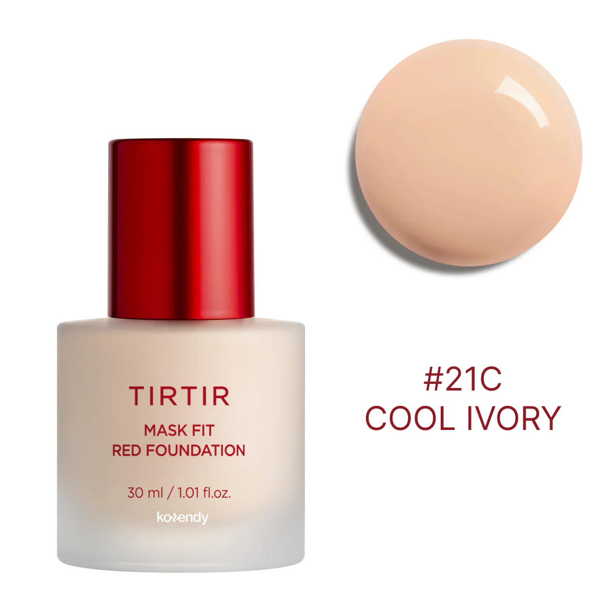 TIRTIR - Mask Fit Red Foundation (Gözenek ve Leke Örtücü Doğal Mat ve Saten Parlak Bitişli Fondöten) 30ml (%40 İndirimli) - Image 7