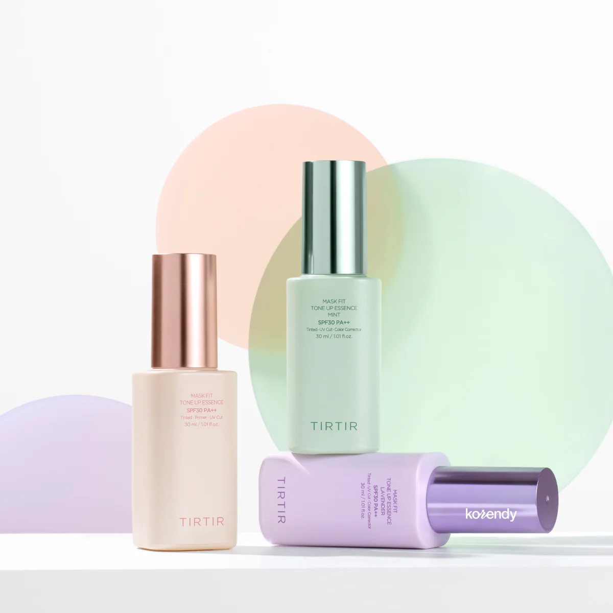 TIRTIR - Mask Fit Tone Up Essence (Donuk & Yorgun Görünüm Önleyici ve Parlatıcı %72 Bakım İçerikli Fondötensiz Güzellik Özü) 30ml