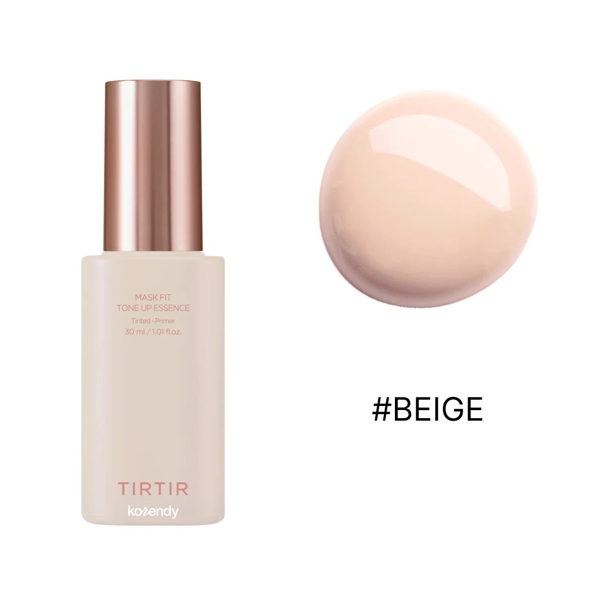 TIRTIR - Mask Fit Tone Up Essence (Donuk & Yorgun Görünüm Önleyici ve Parlatıcı %72 Bakım İçerikli Fondötensiz Güzellik Özü) 30ml - Image 2