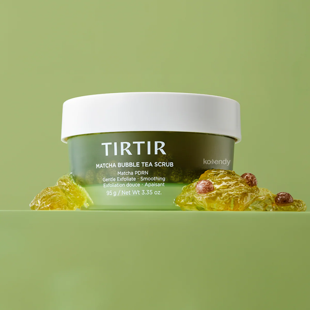 TIRTIR - Matcha Bubble Tea Scrub (Peeling Etkili Arındırıcı Matcha PDRN İçerikli Scrub) 95g - Image 3
