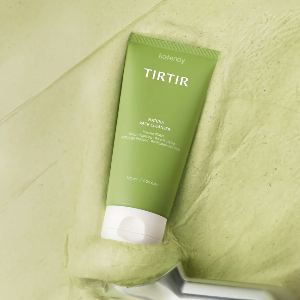 TIRTIR - Matcha Pack Cleanser (Gözenek Arındırıcı ve Besleyici Matcha PDRN İçerikli Temizleyici) 120ml - Image 3
