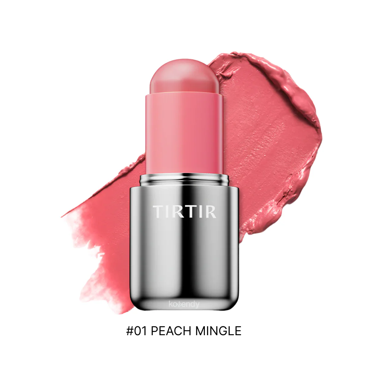 TIRTIR - Mood Glider Lip & Blush Stick (Nemli ve Parlak Bitişli Dudak, Yanak ve Göz için Çok Amaçlı Renkli Stick) 3.8g