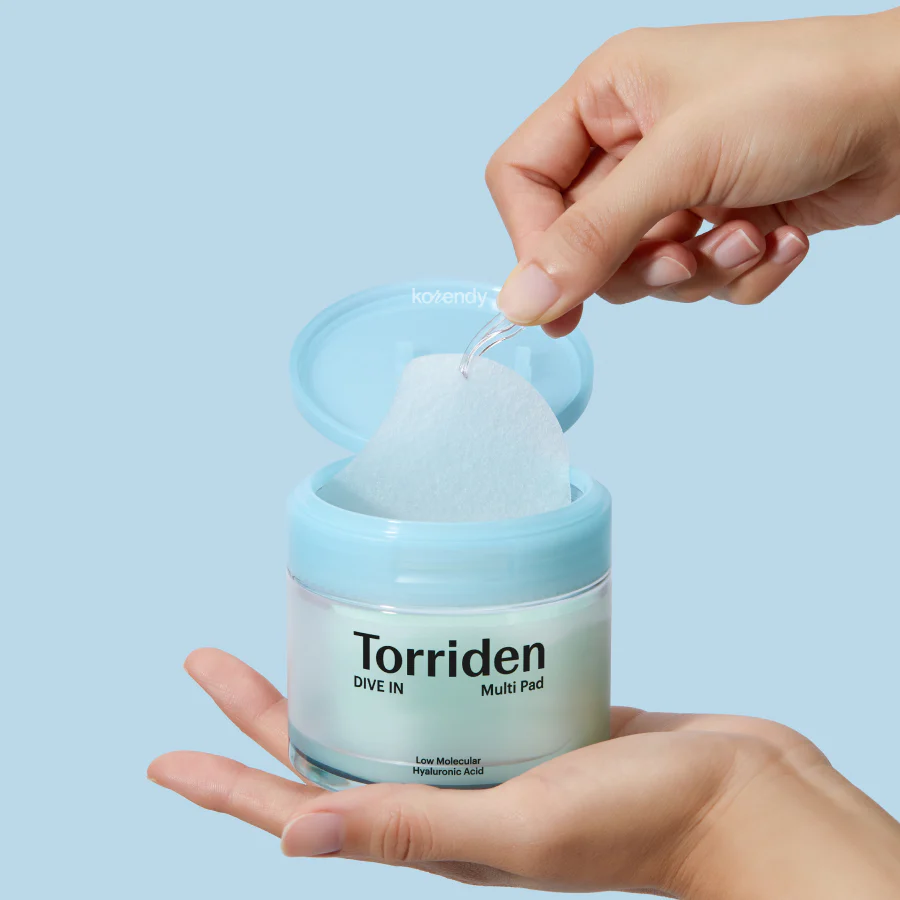Torriden - DIVE IN Low Molecular Hyaluronic Acid Multi Pad (5 Tip Mikro Hyaluronik Asitli Arındırıcı Nemlendirici Ped Maske) - Image 2