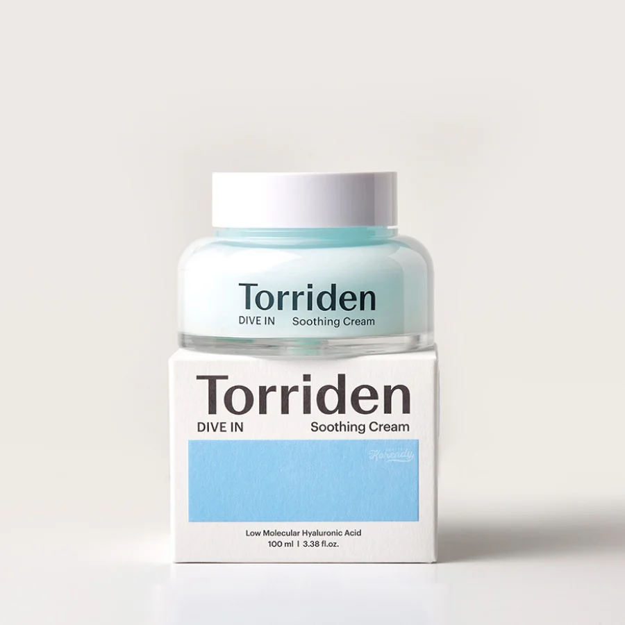 Torriden - DIVE IN Low Molecular Hyaluronic Acid Soothing Cream (5 Tip Mikro Hyaluronik Asitli Soğutucu Nemlendirici Krem) 100ml
