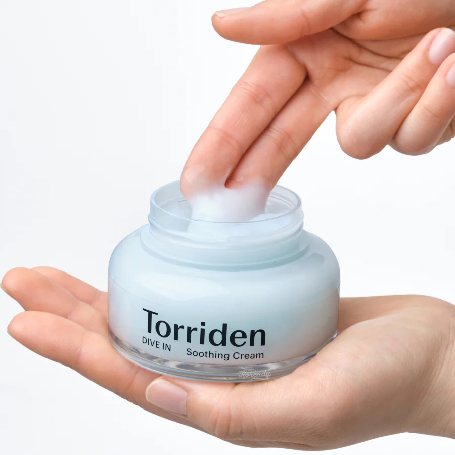 Torriden - DIVE IN Low Molecular Hyaluronic Acid Soothing Cream (5 Tip Mikro Hyaluronik Asitli Soğutucu Nemlendirici Krem) 100ml - Image 2