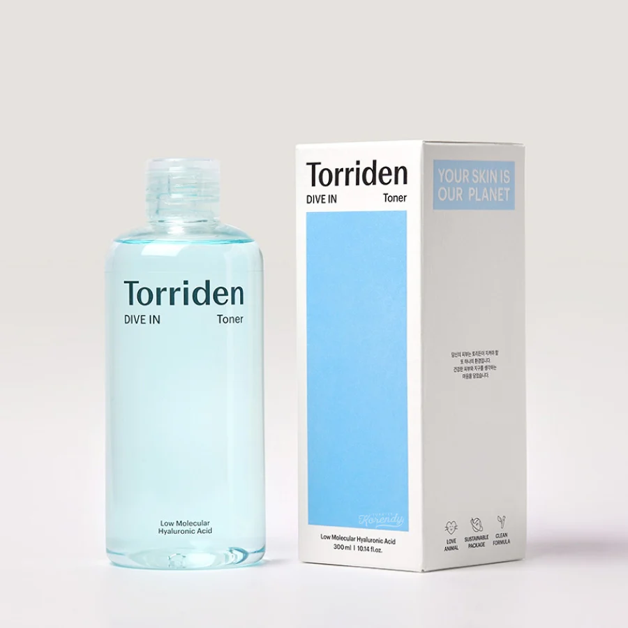 Torriden - DIVE IN Low Molecular Hyaluronic Acid Toner (5 Tip Mikro Hyaluronik Asitli Nem Bariyeri Güçlendirici Nemlendirici Tonik) 300ml