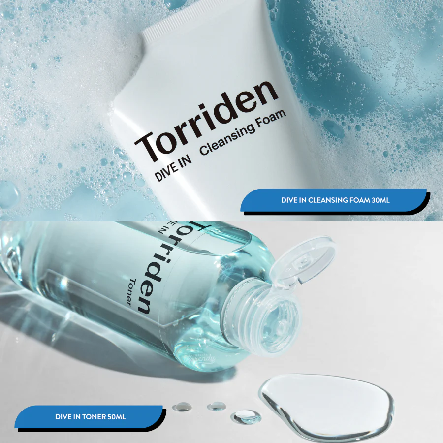 Torriden - DIVE IN Trial Kit 30ml+50ml+20ml+20ml (Seyehat Boyu Nemlendirici Bakım Seti) - Image 2