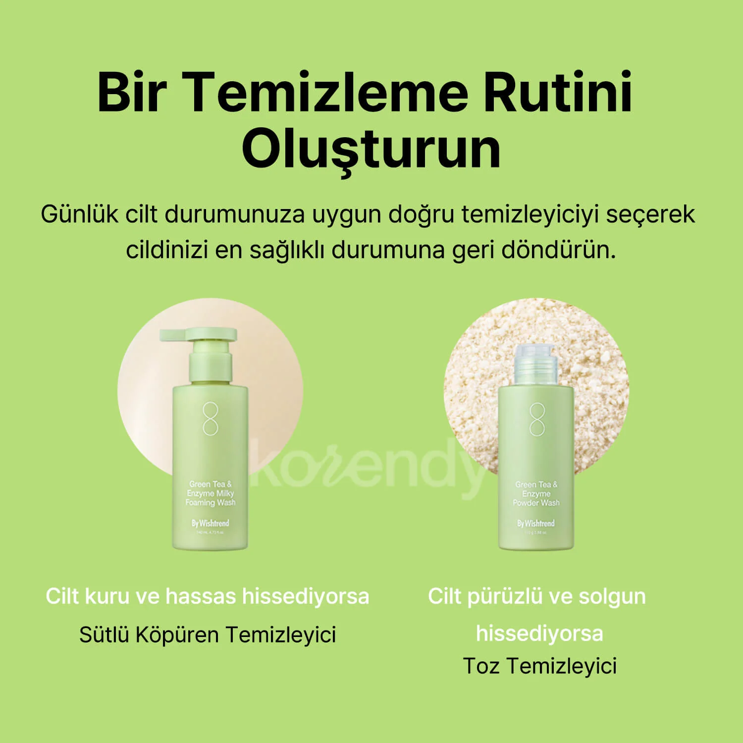 By Wishtrend - Green Tea & Enzyme Powder Wash (Enzimli Pürüz Karşıtı Yıkama Tozu) 110gr - Image 13