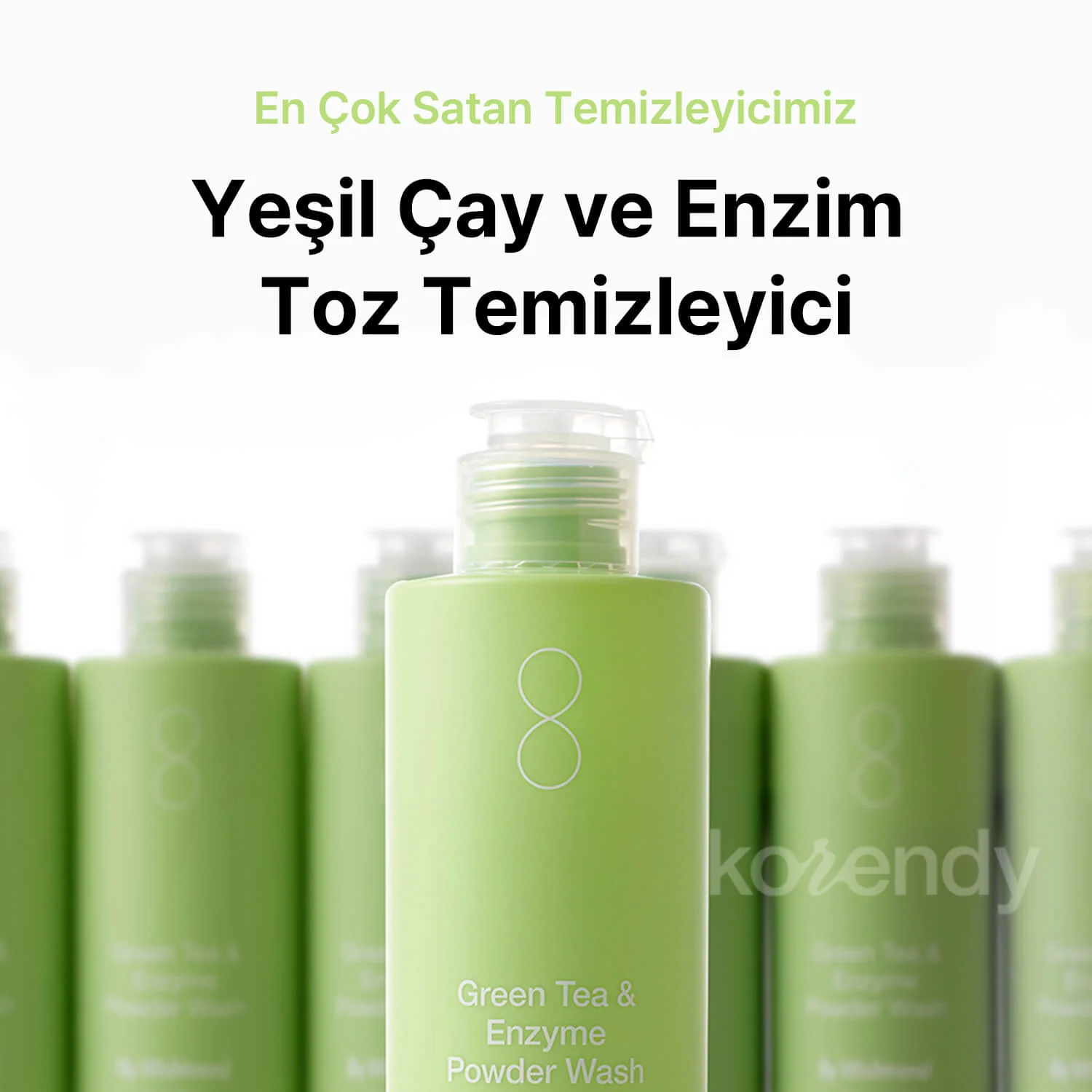 By Wishtrend - Green Tea & Enzyme Powder Wash (Enzimli Pürüz Karşıtı Yıkama Tozu) 110gr - Image 3
