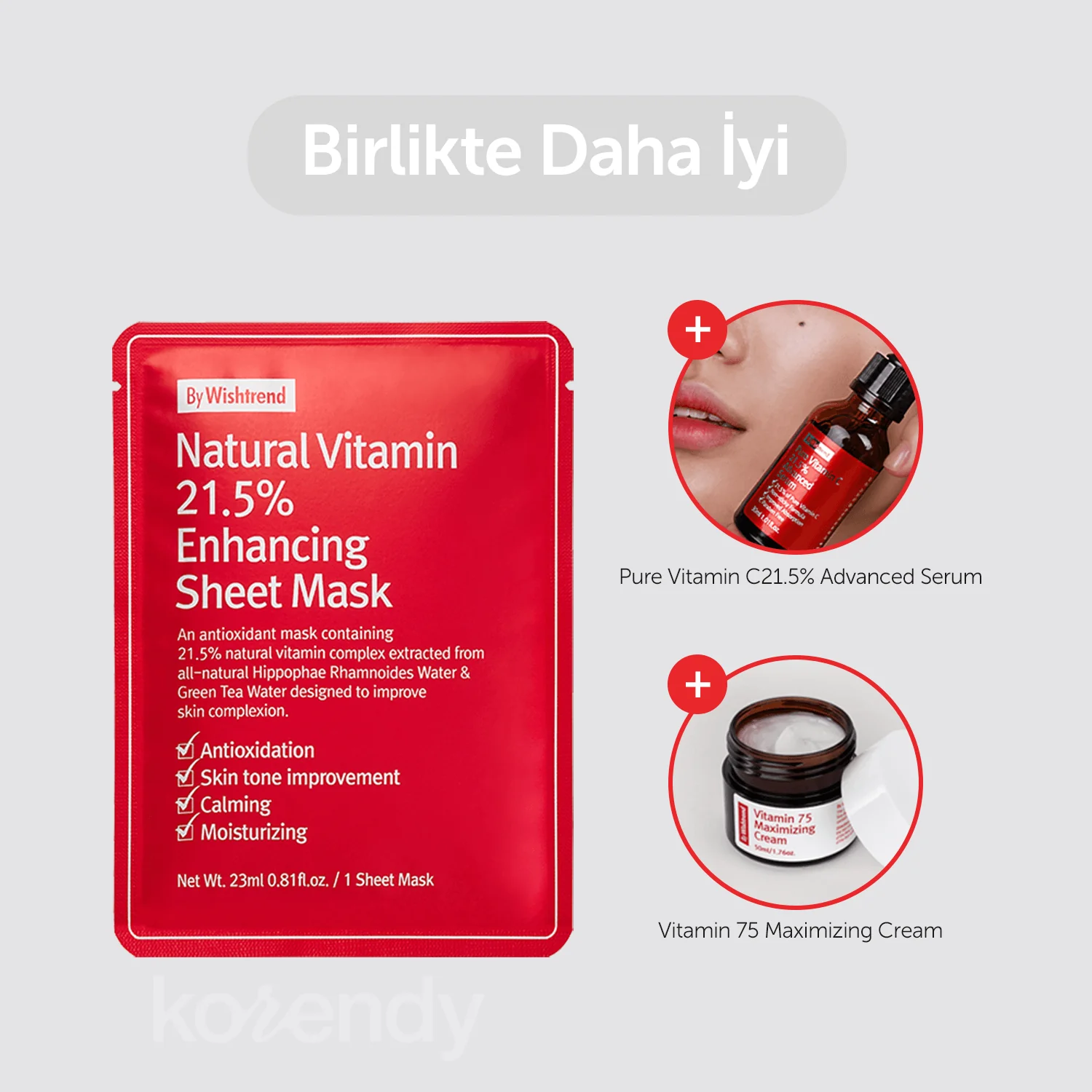 By Wishtrend - Natural Vitamin C21.5% Enhancing Sheet Mask 23gr - Image 13